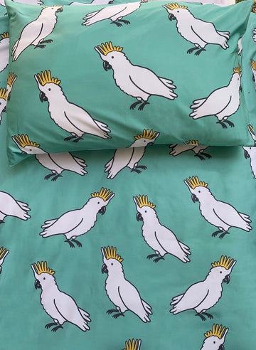 Cockatoo Fitted Sheet
